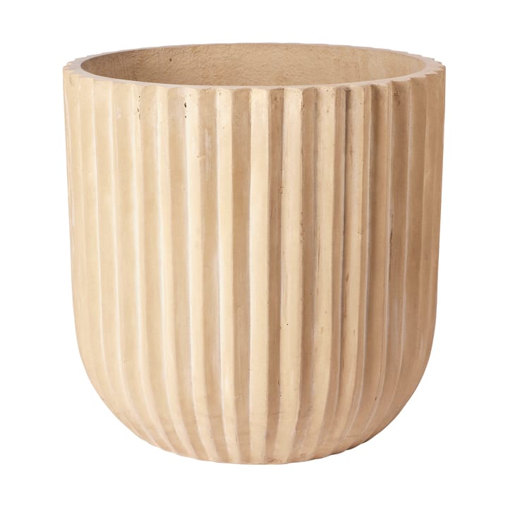 Cache-pot Fiber Ø50 cm - Antique beige - Broste Copenhagen