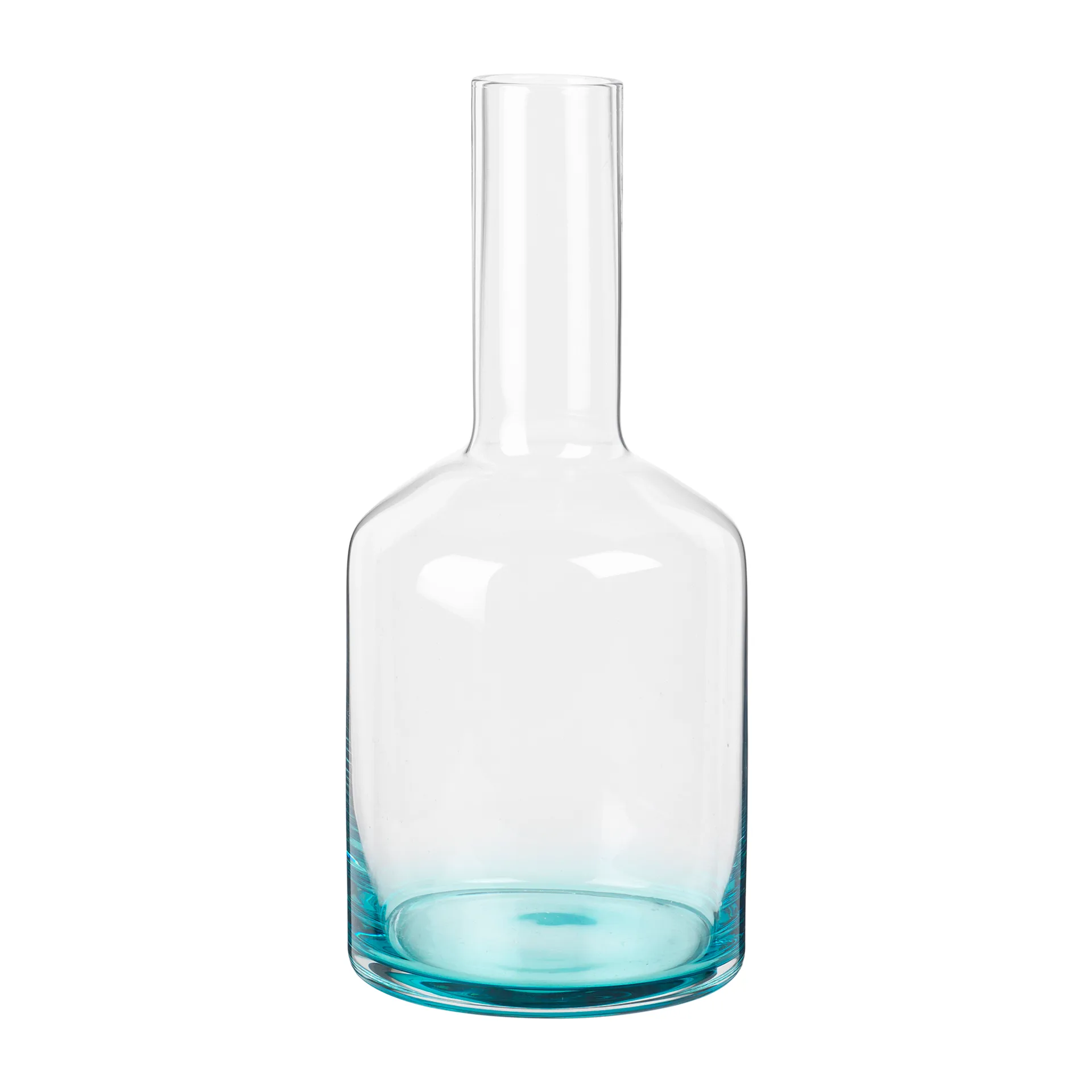 Carafe Hue 1,1 l, Clear-turquoise Broste Copenhagen