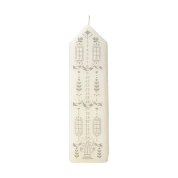 Casa bougie calendrier - White-Silver - Broste Copenhagen