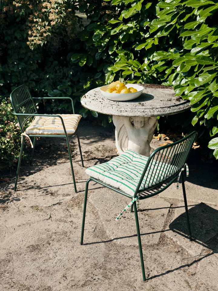 Chaise à accoudoirs Eden, Forest green Broste Copenhagen
