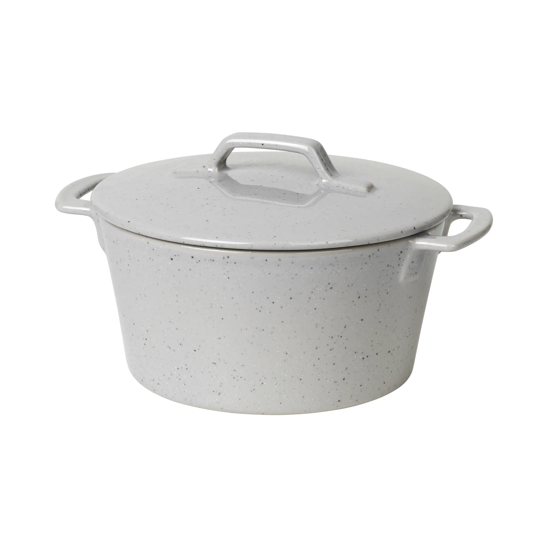 Cocotte Hasle 19x23,5 cm, Light grey granite Broste Copenhagen