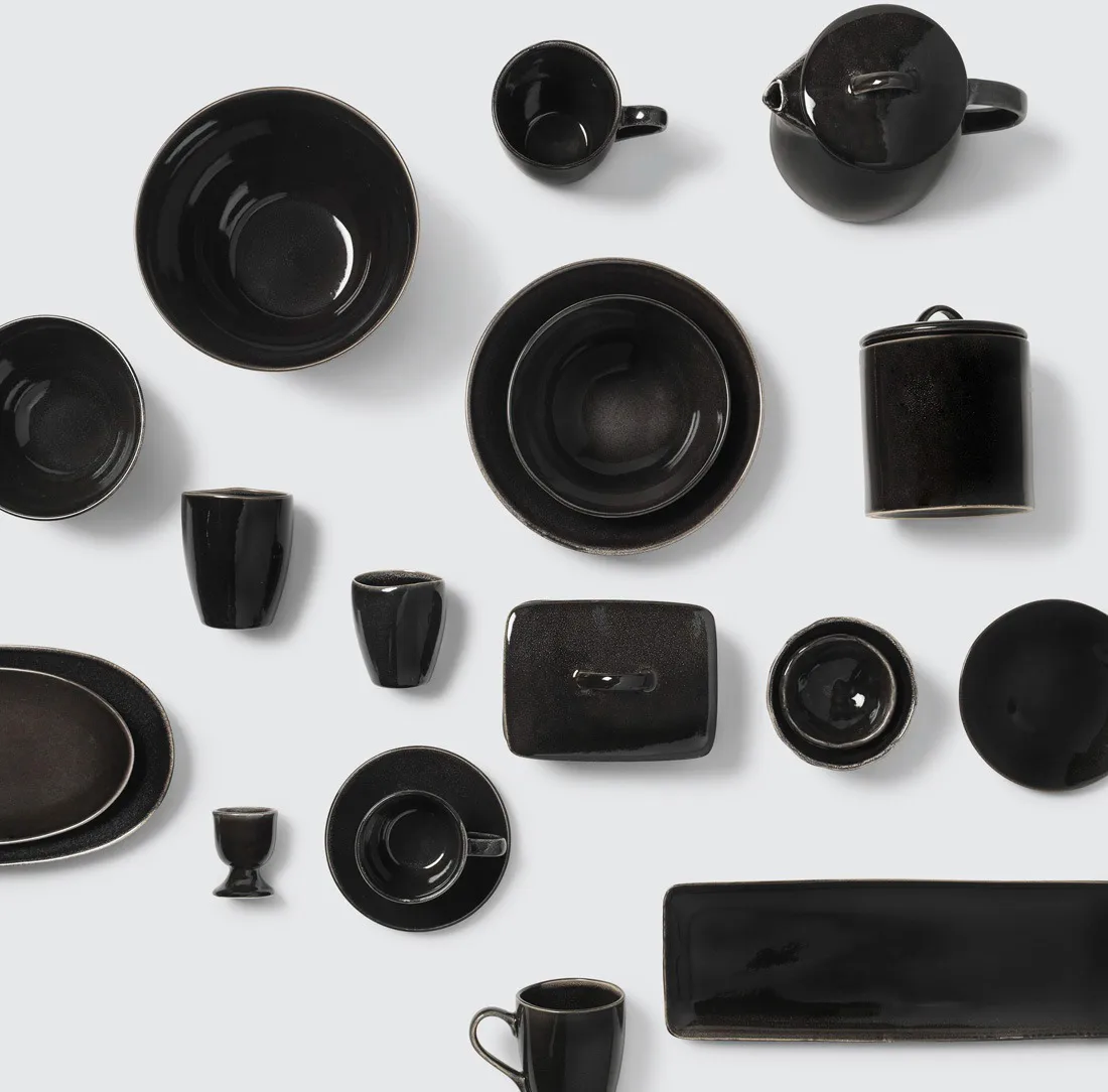 Coquetier Nordic Coal, 6,5 cm Broste Copenhagen