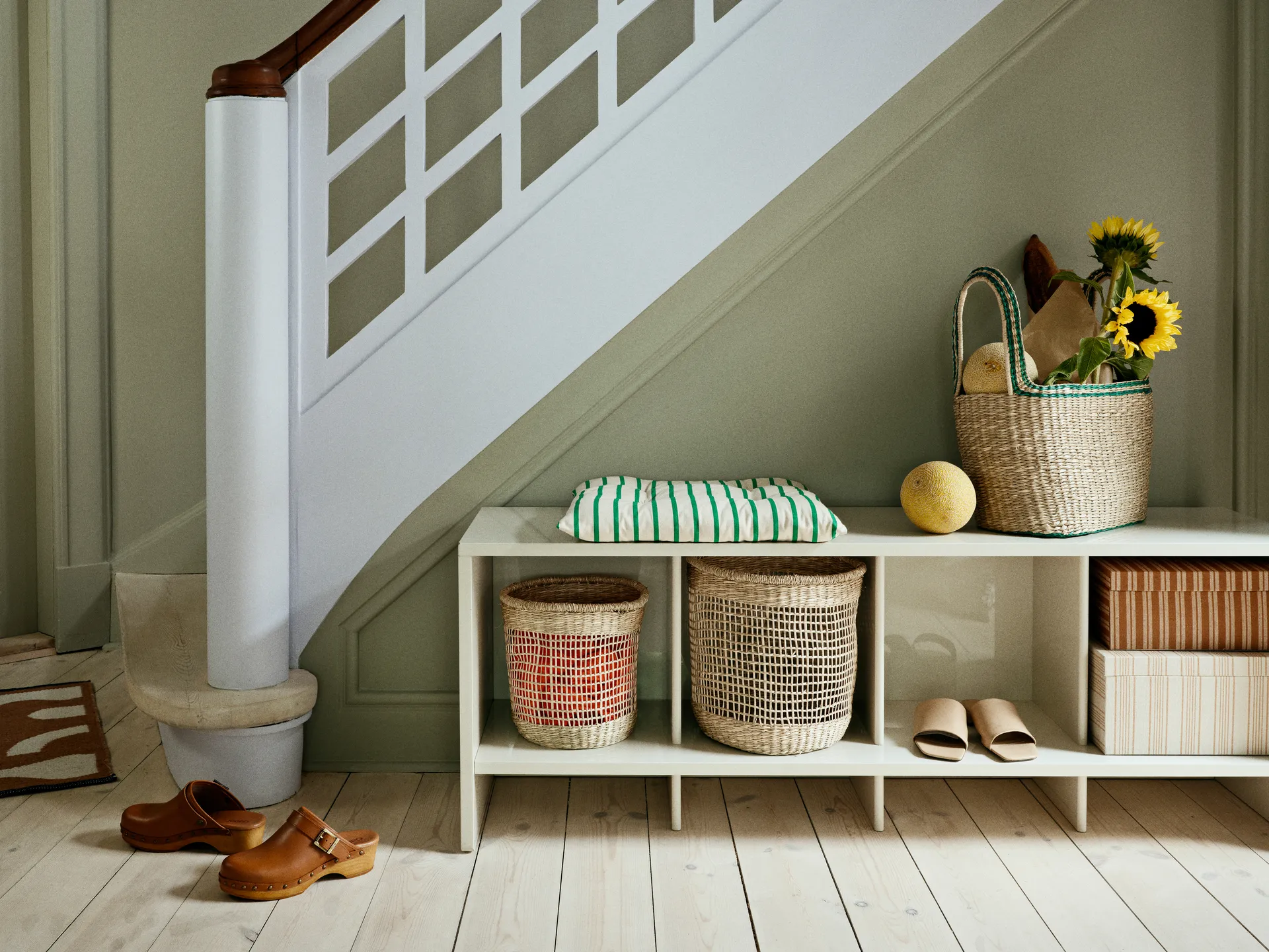 Corbeille Zues 3 pièces, Natural Broste Copenhagen