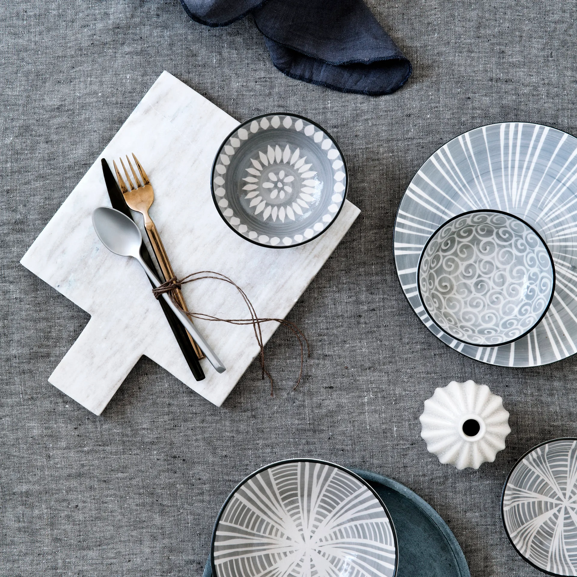 Couverts Sletten, 16 pièces, acier inoxydable mat Broste Copenhagen