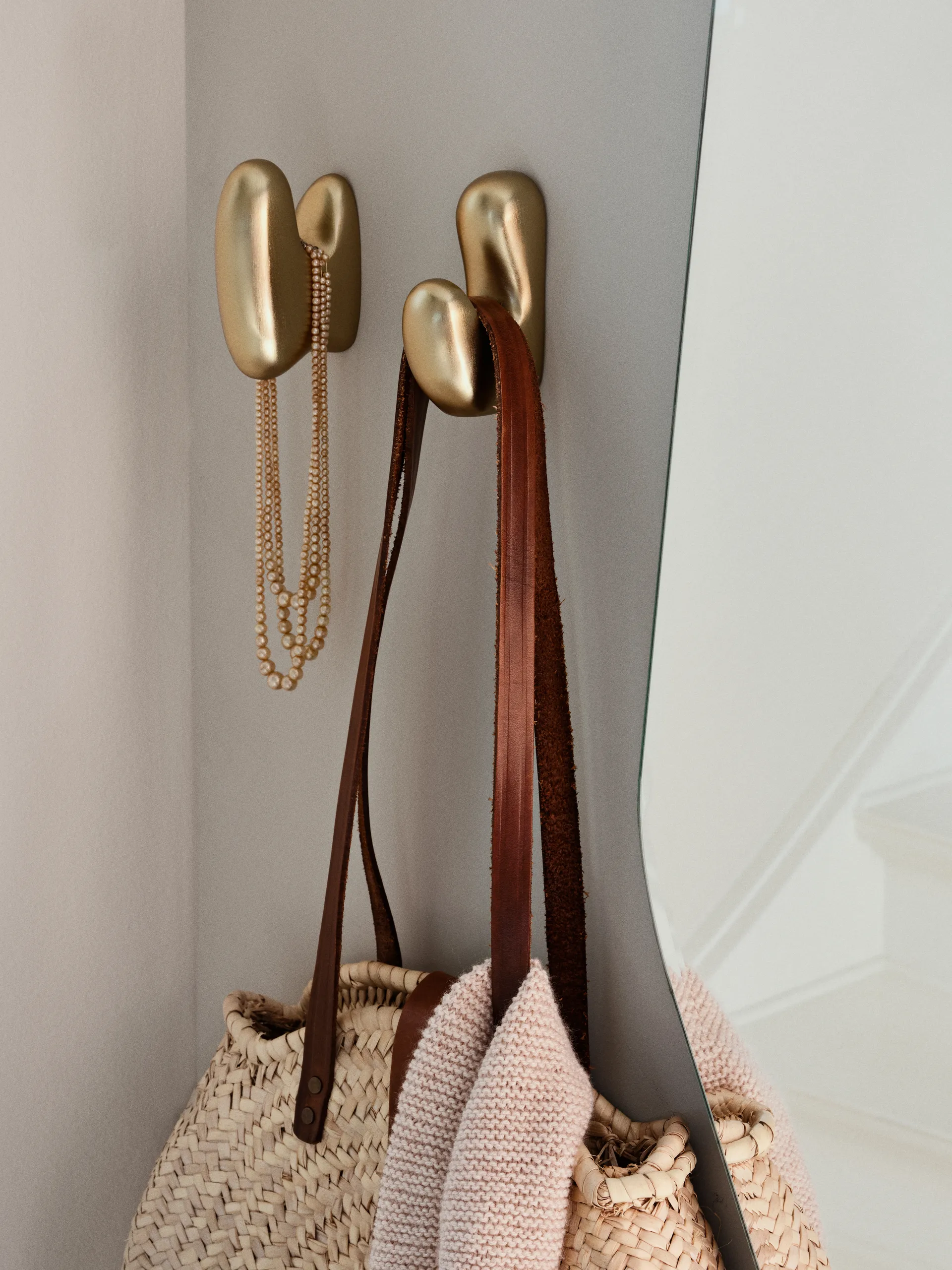 Crochet Roberta 10x7 cm, Brass finish Broste Copenhagen