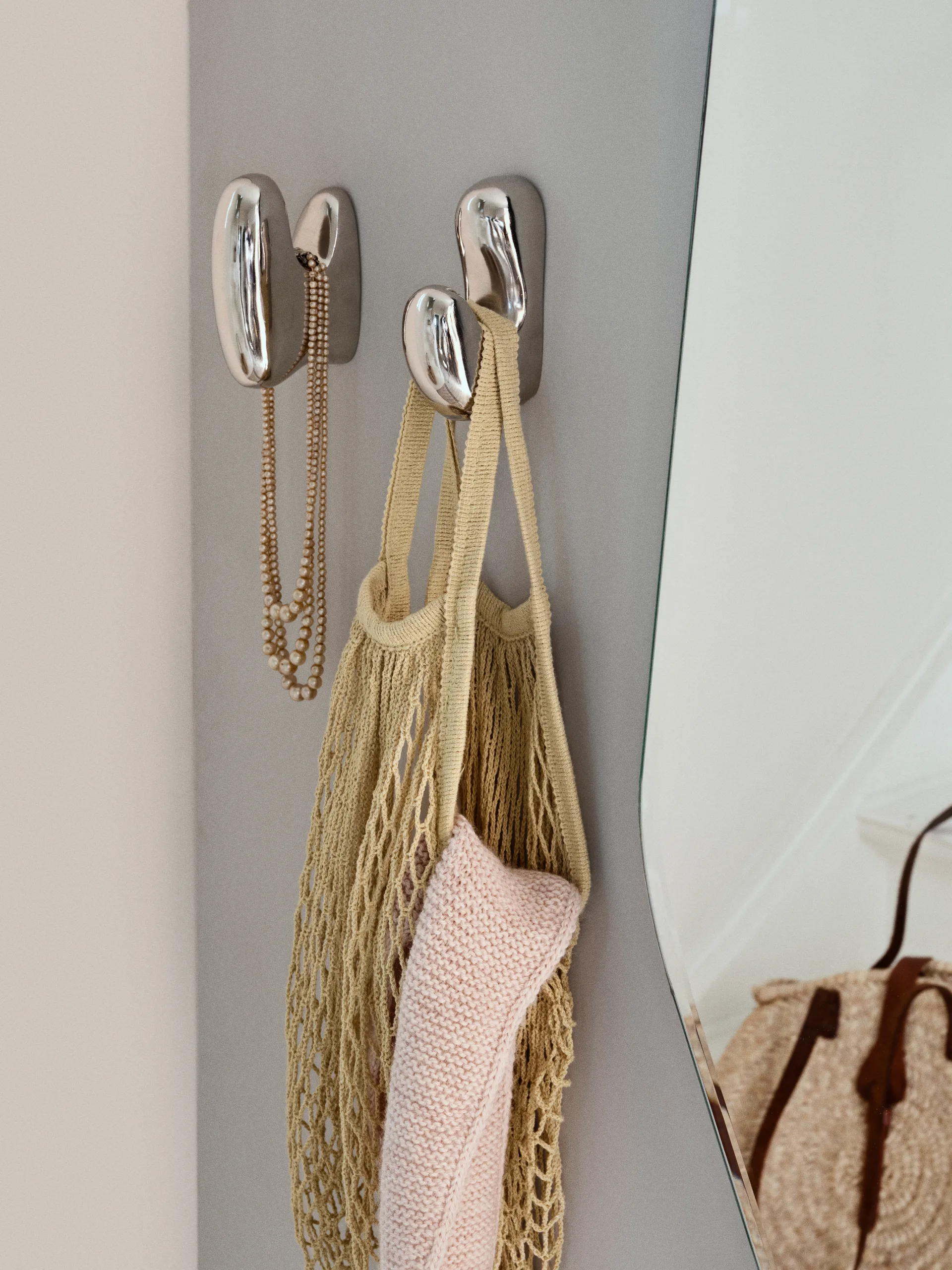 Crochet Roberta 10x7 cm, Silver finish Broste Copenhagen