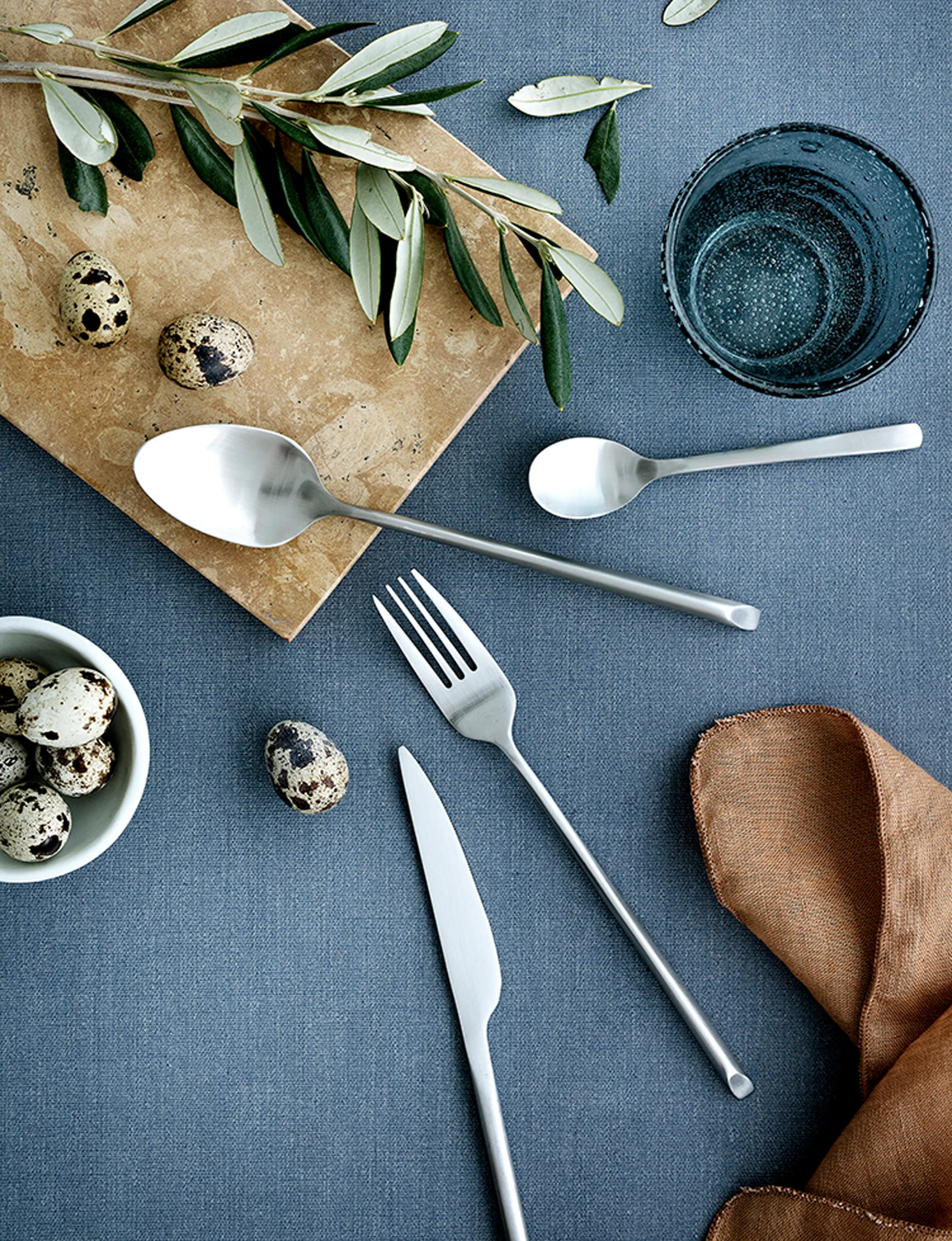 Cuillère à thé Sletten, Full satin forged Broste Copenhagen