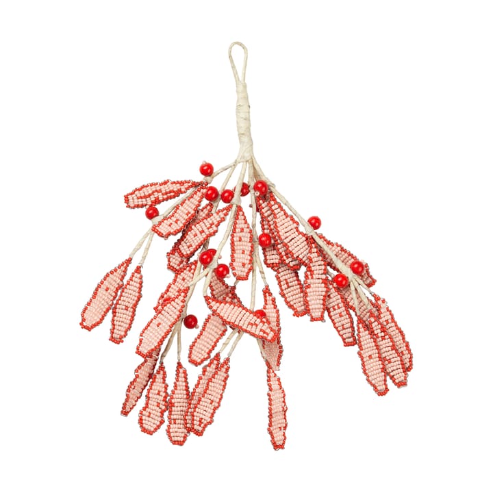 Décoration à suspendre Mistletoe 17x18 cm - Pumpkin orange - Broste Copenhagen
