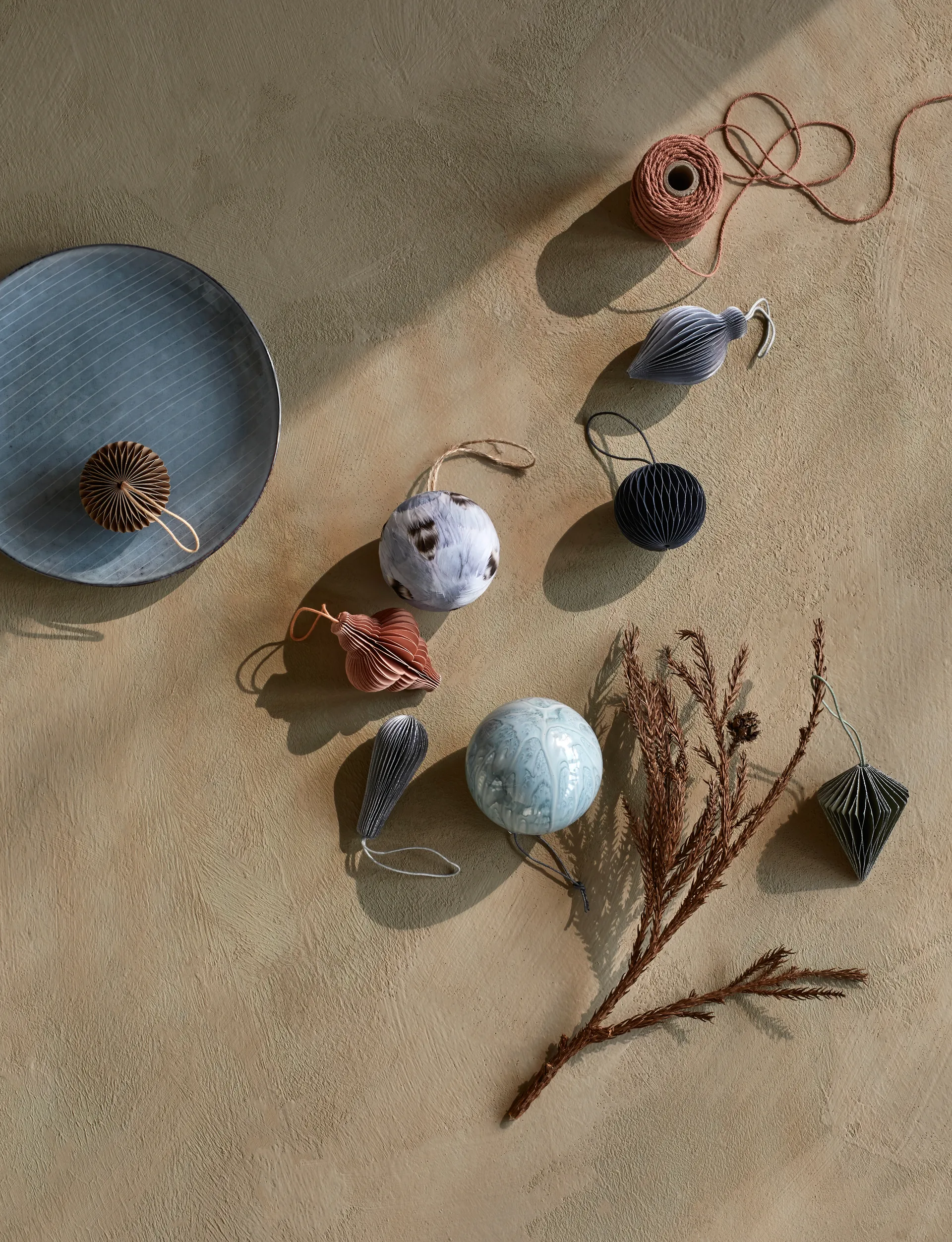 Décoration de Noël Christmas mix Lot de 6, Thyme Broste Copenhagen