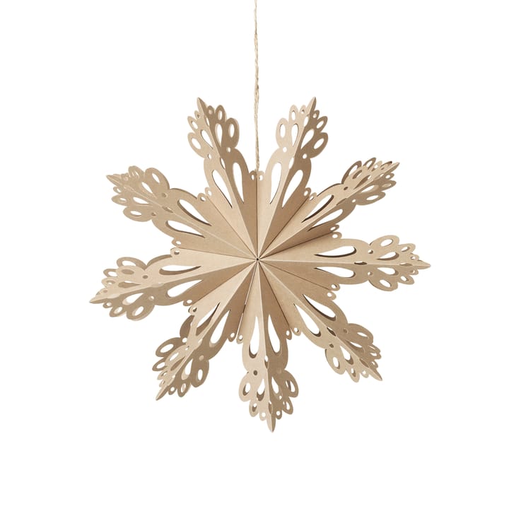 Décoration de Noël Snowflake natural - Ø30 cm - Broste Copenhagen