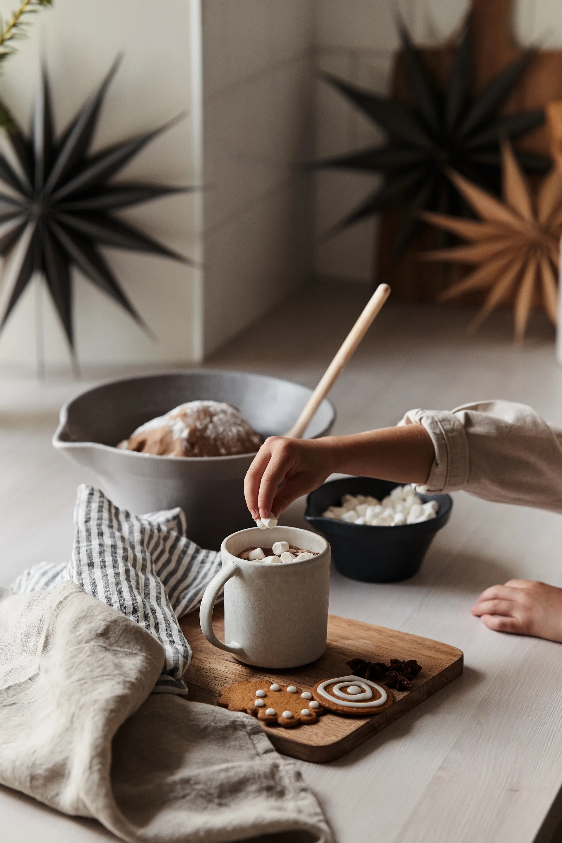 Décoration de Noël Venok Etoile Ø30 cm, Fungi Broste Copenhagen