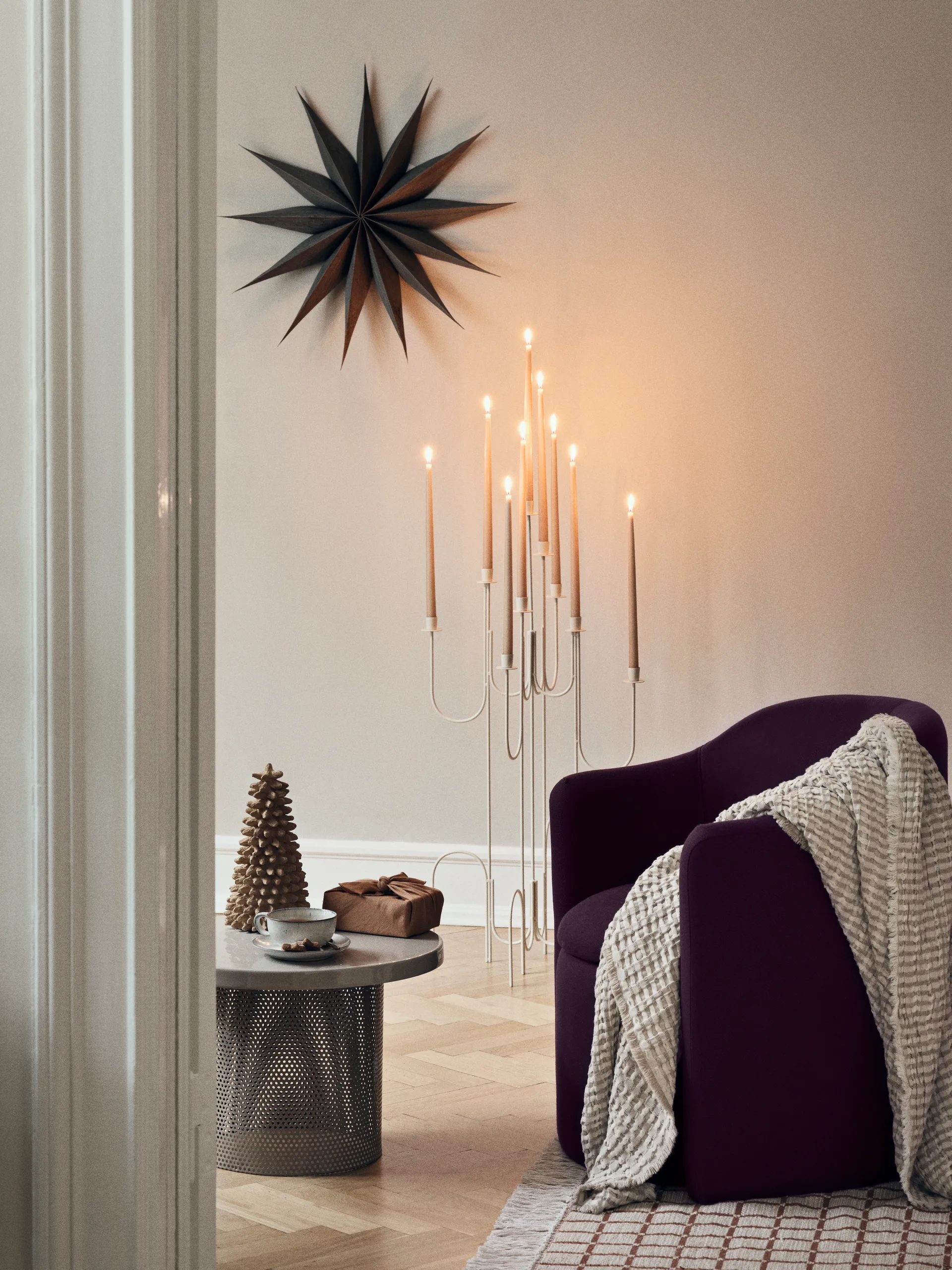 Décoration de Noël Venok Etoile Ø70 cm, Fungi Broste Copenhagen