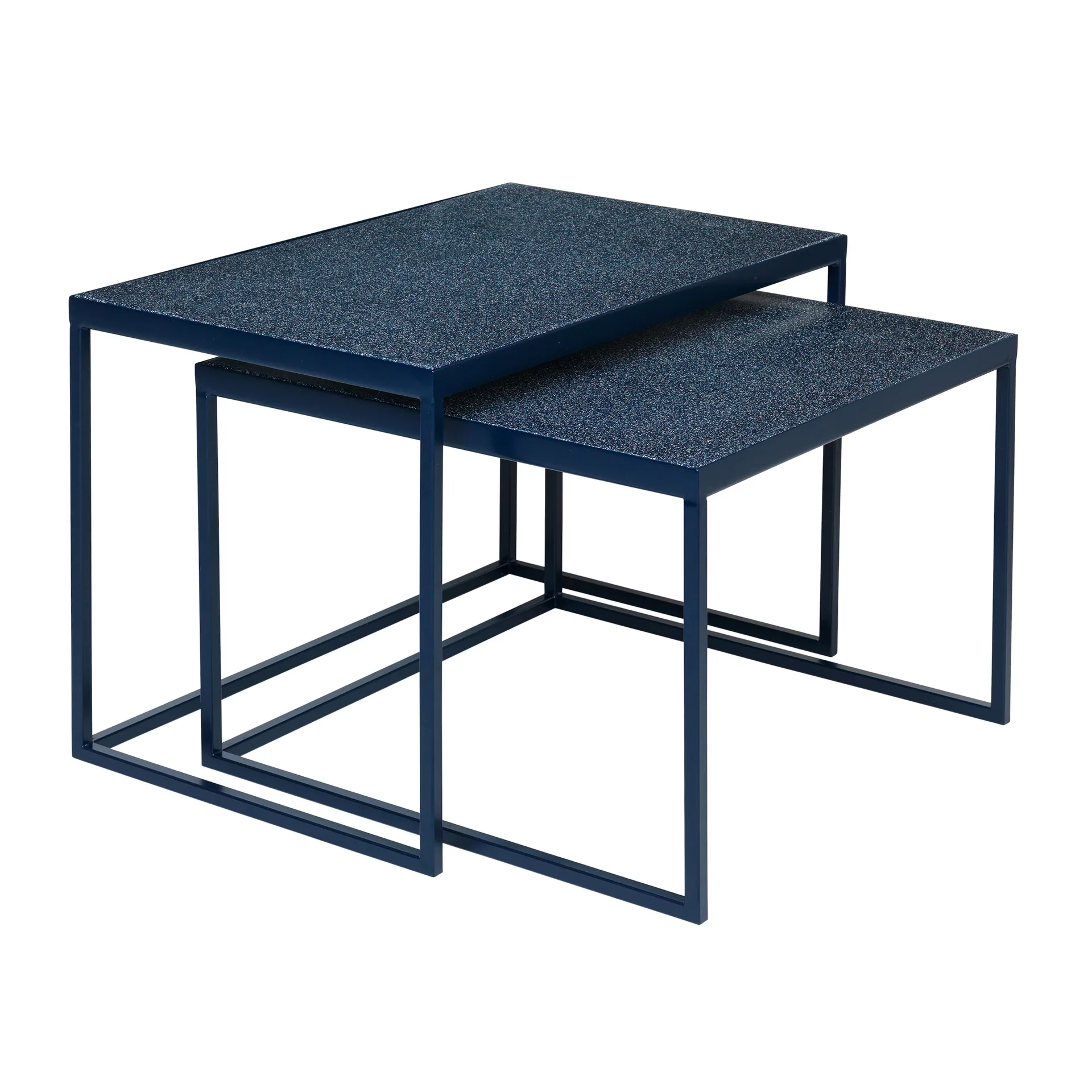 Ensemble de tables basses Tilde, Dark blue Broste Copenhagen