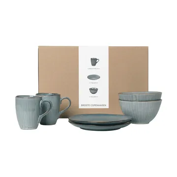 Ensemble petit-déjeuner Nordic Sea pour deux - 6 pièces - Broste Copenhagen