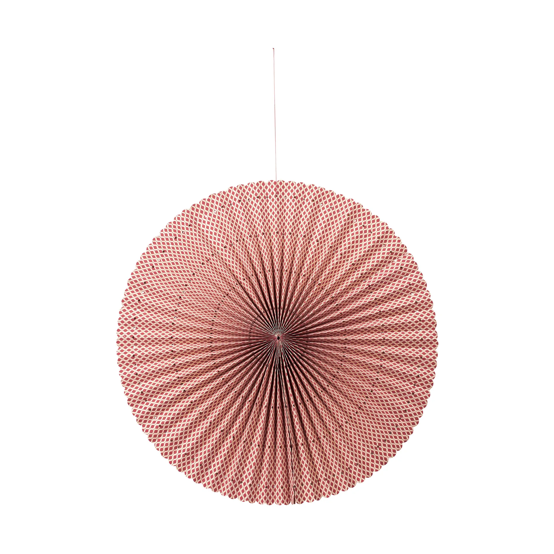 Étoile de l'avent rosace Stella L Ø60 cm, Pompeian red-natural Broste Copenhagen
