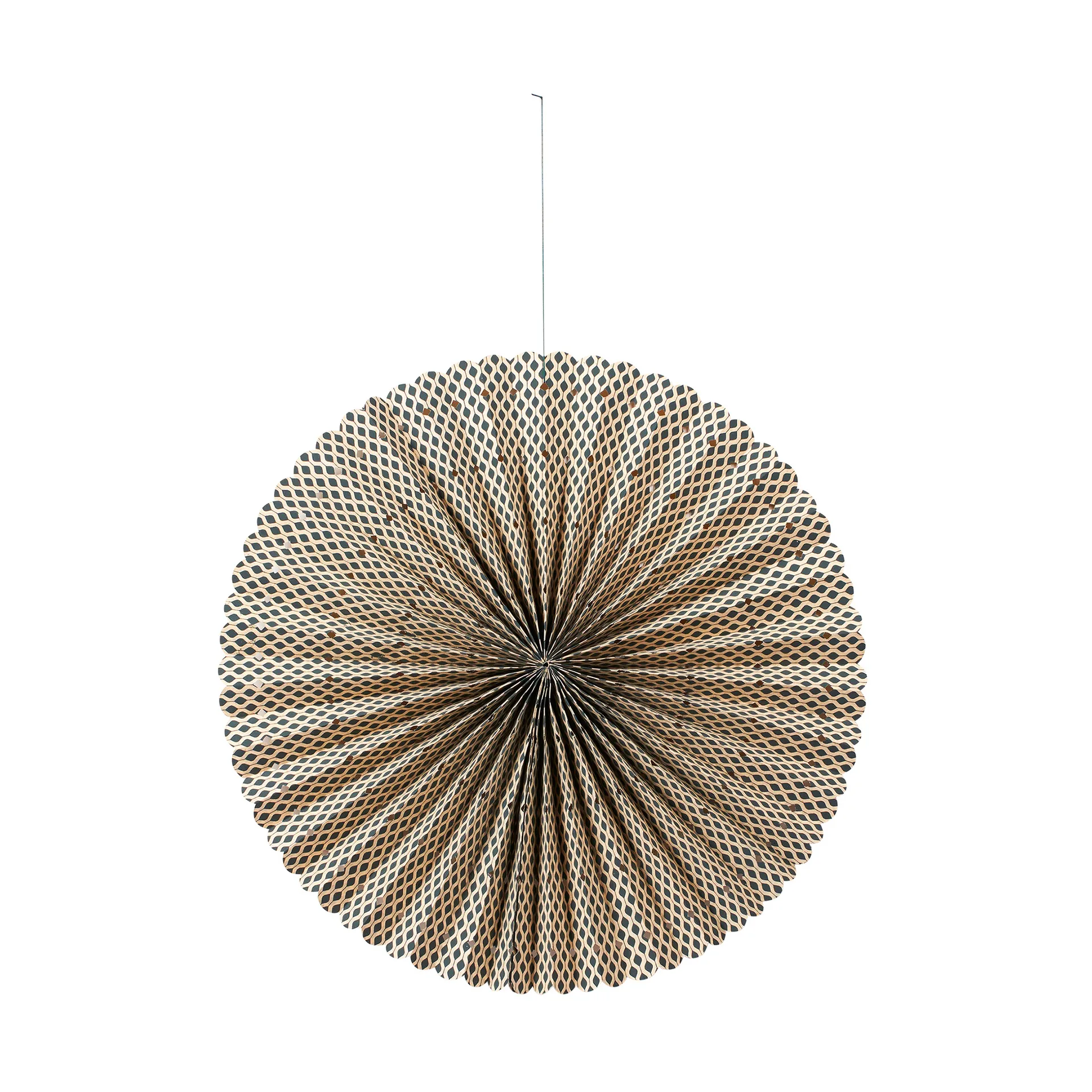 Étoile de l'avent rosace Stella M Ø43 cm, Forest green-natural Broste Copenhagen