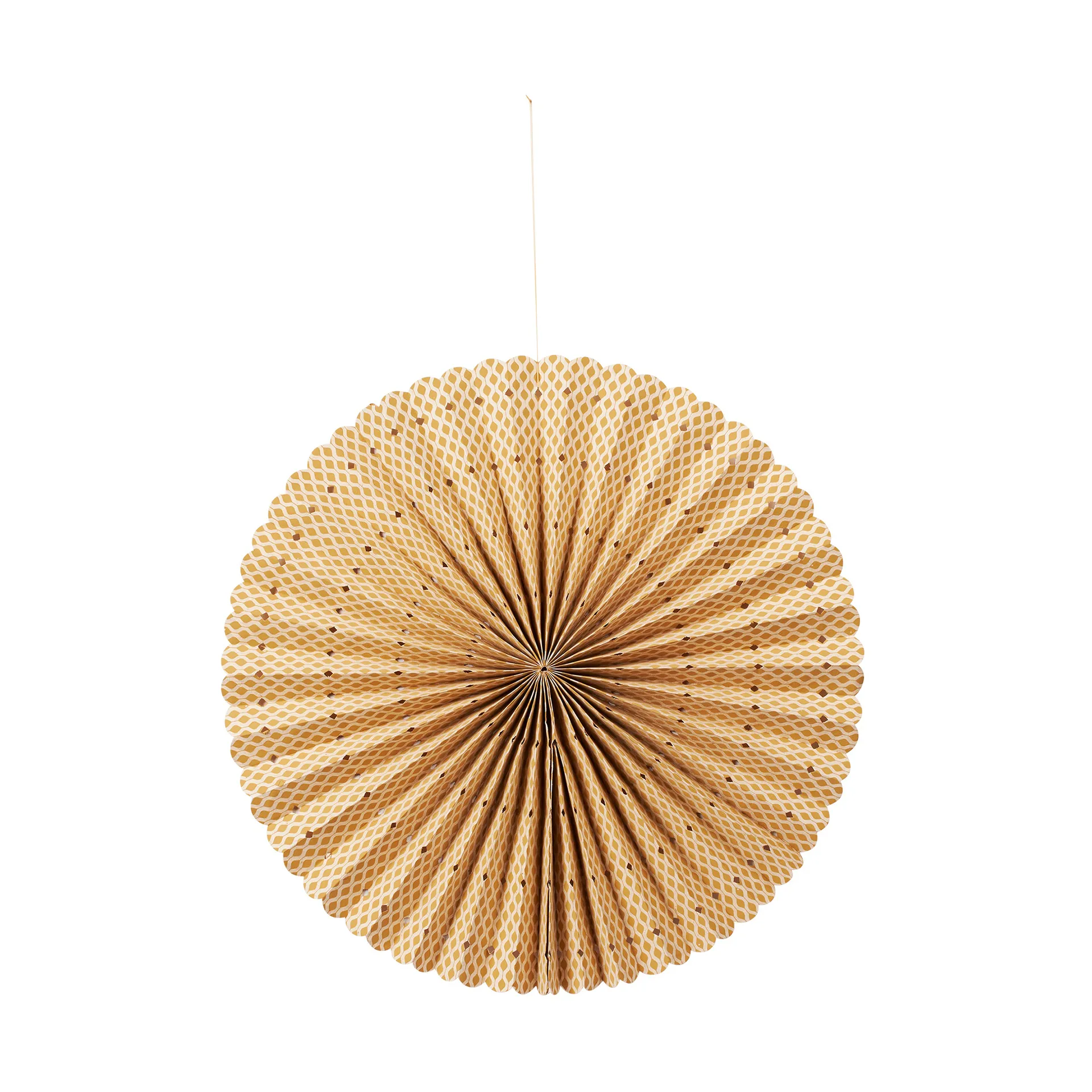 Étoile de l'avent rosace Stella M Ø43 cm, Harvest gold-natural Broste Copenhagen