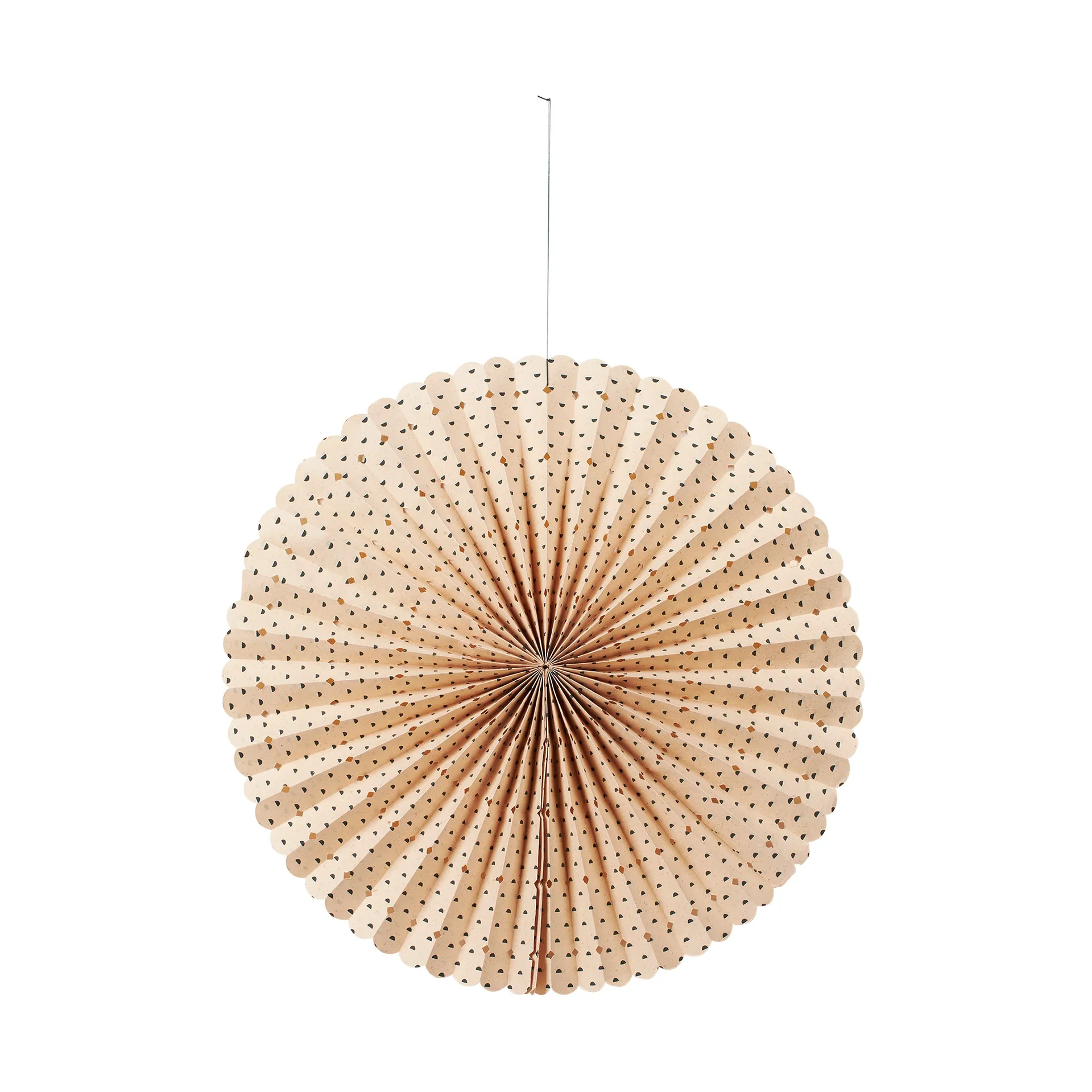 Étoile de l'avent rosace Stella M Ø43 cm, Natural-forest green Broste Copenhagen