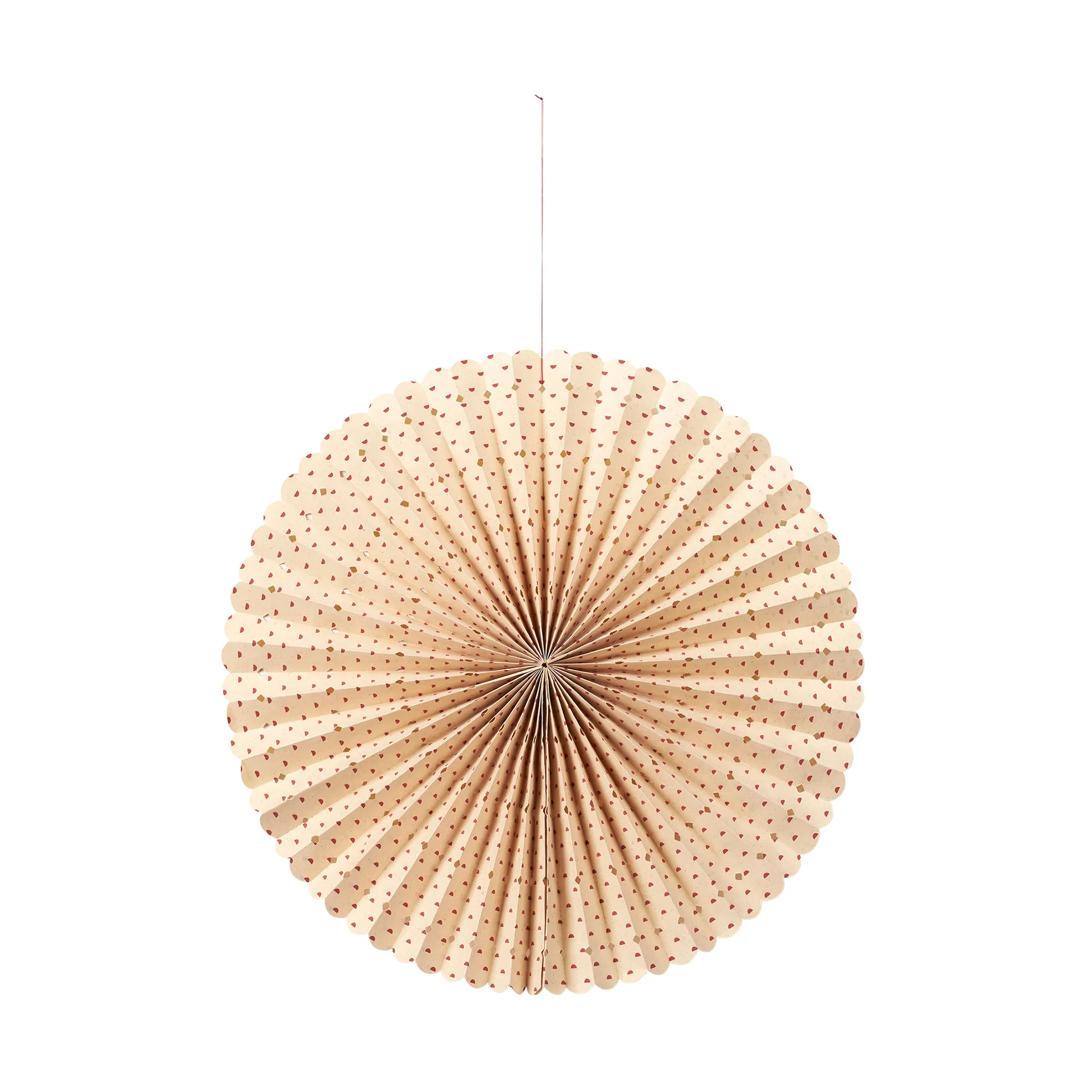 Étoile de l'avent rosace Stella M Ø43 cm, Natural-pompeian red Broste Copenhagen
