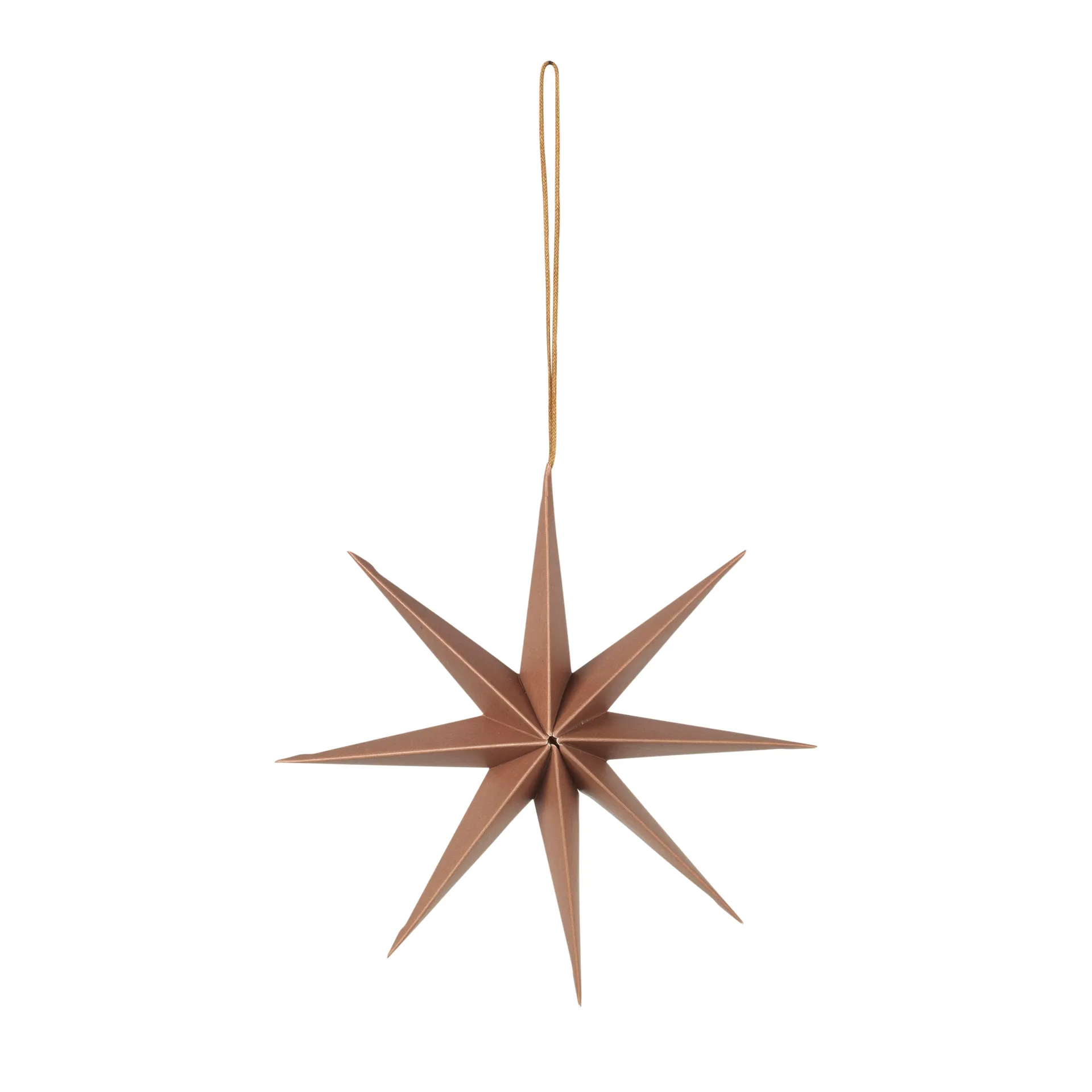 Étoile en papier Star Ø15 cm, Indian tan Broste Copenhagen