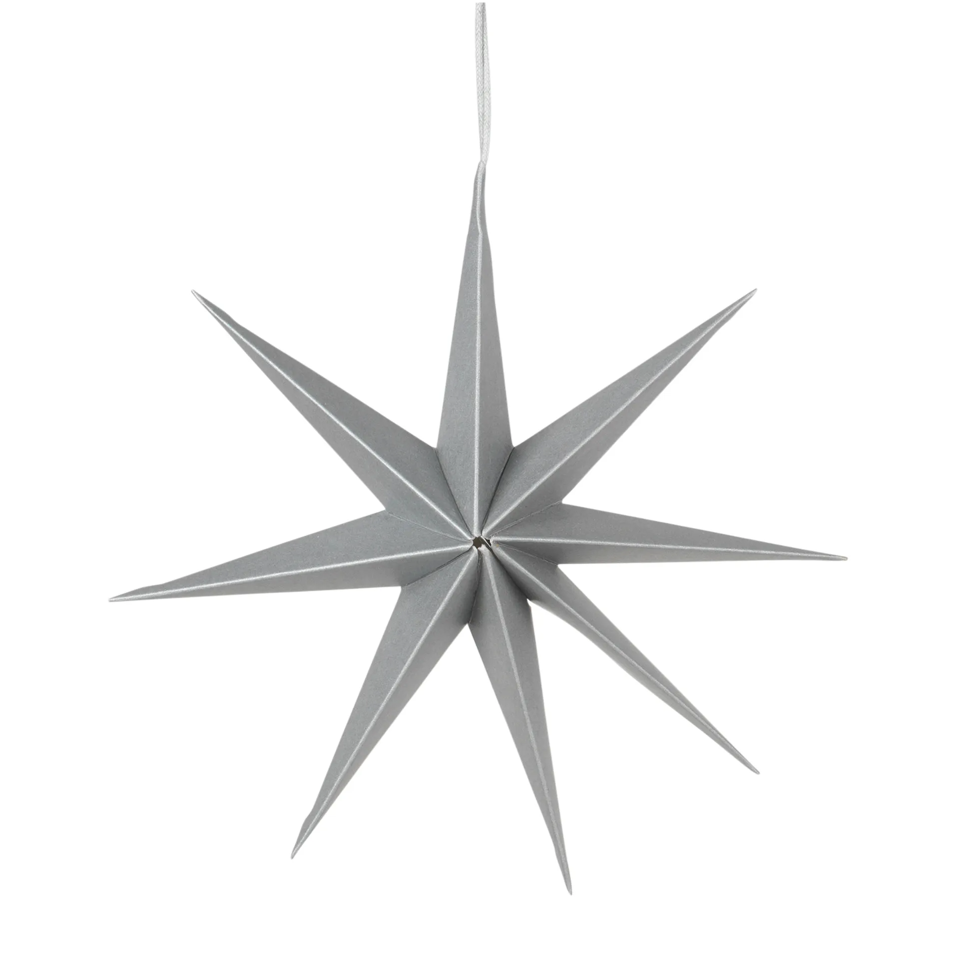 Étoile en papier Star Ø50 cm, Argenté Broste Copenhagen