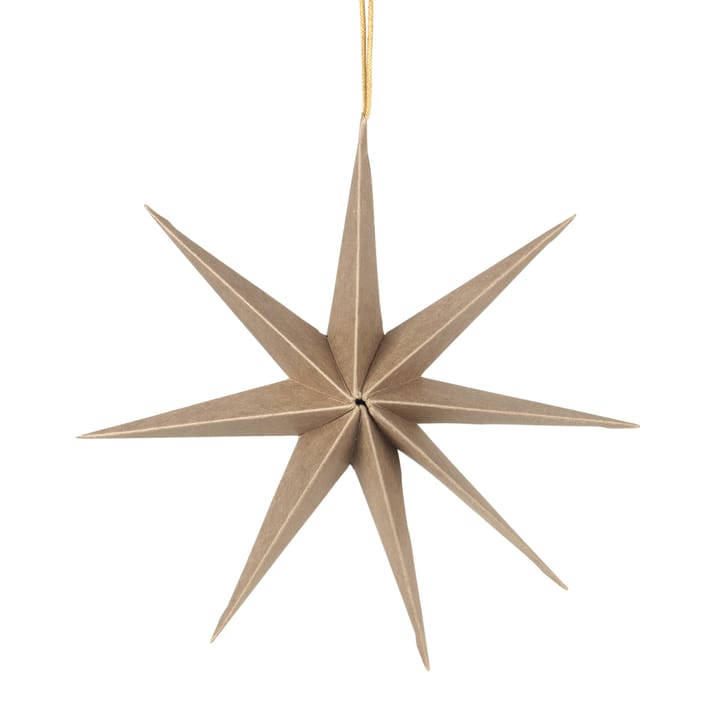 Étoile en papier Star Ø50 cm - Natural brown - Broste Copenhagen