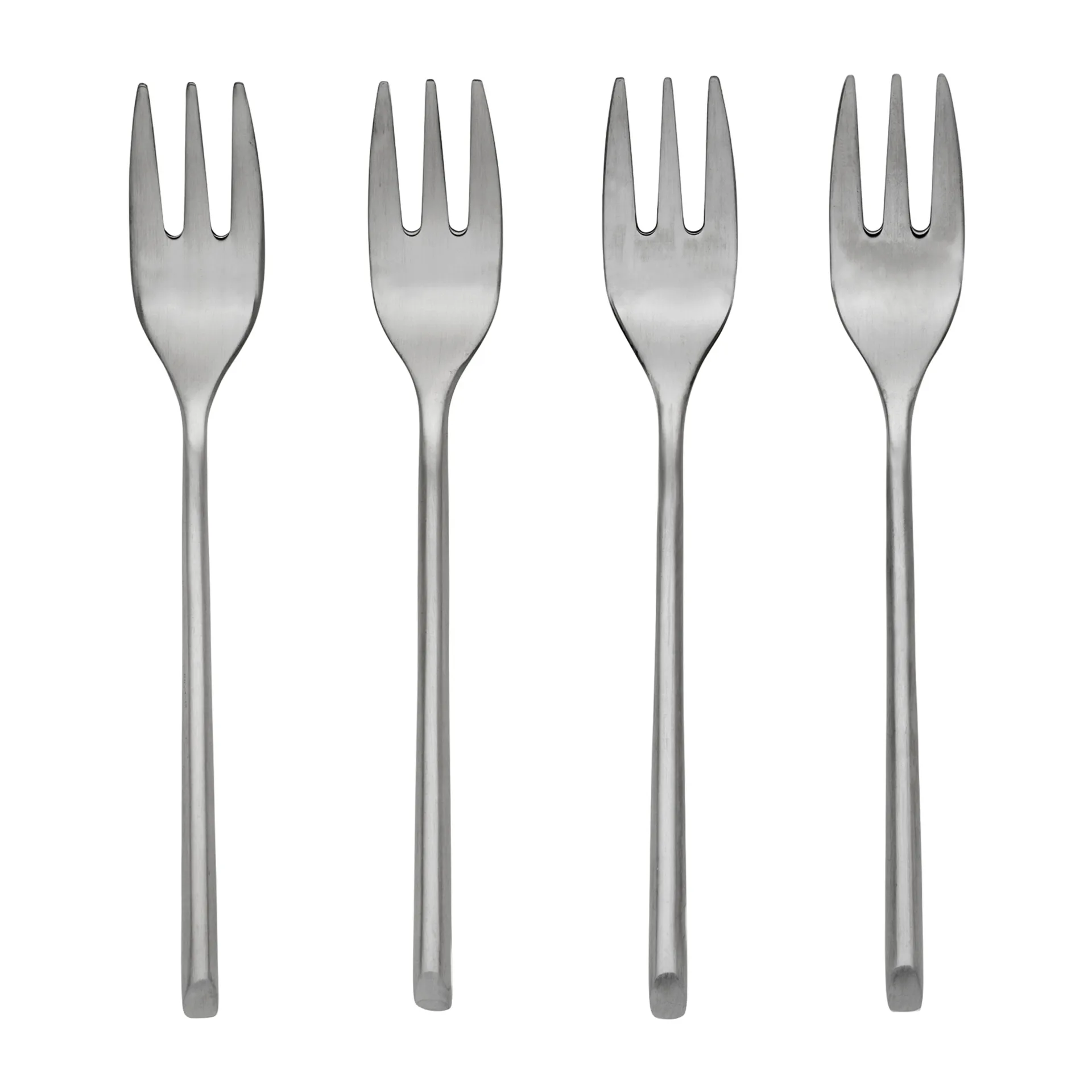 Fourchette à gâteau Sletten Lot de 4, Full satin forged Broste Copenhagen