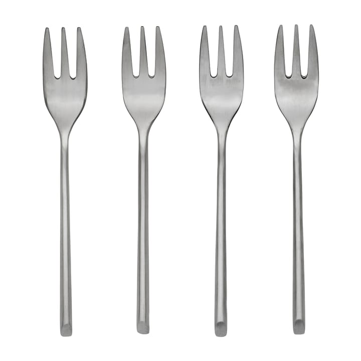 Fourchette à gâteau Sletten Lot de 4 - Full satin forged - Broste Copenhagen