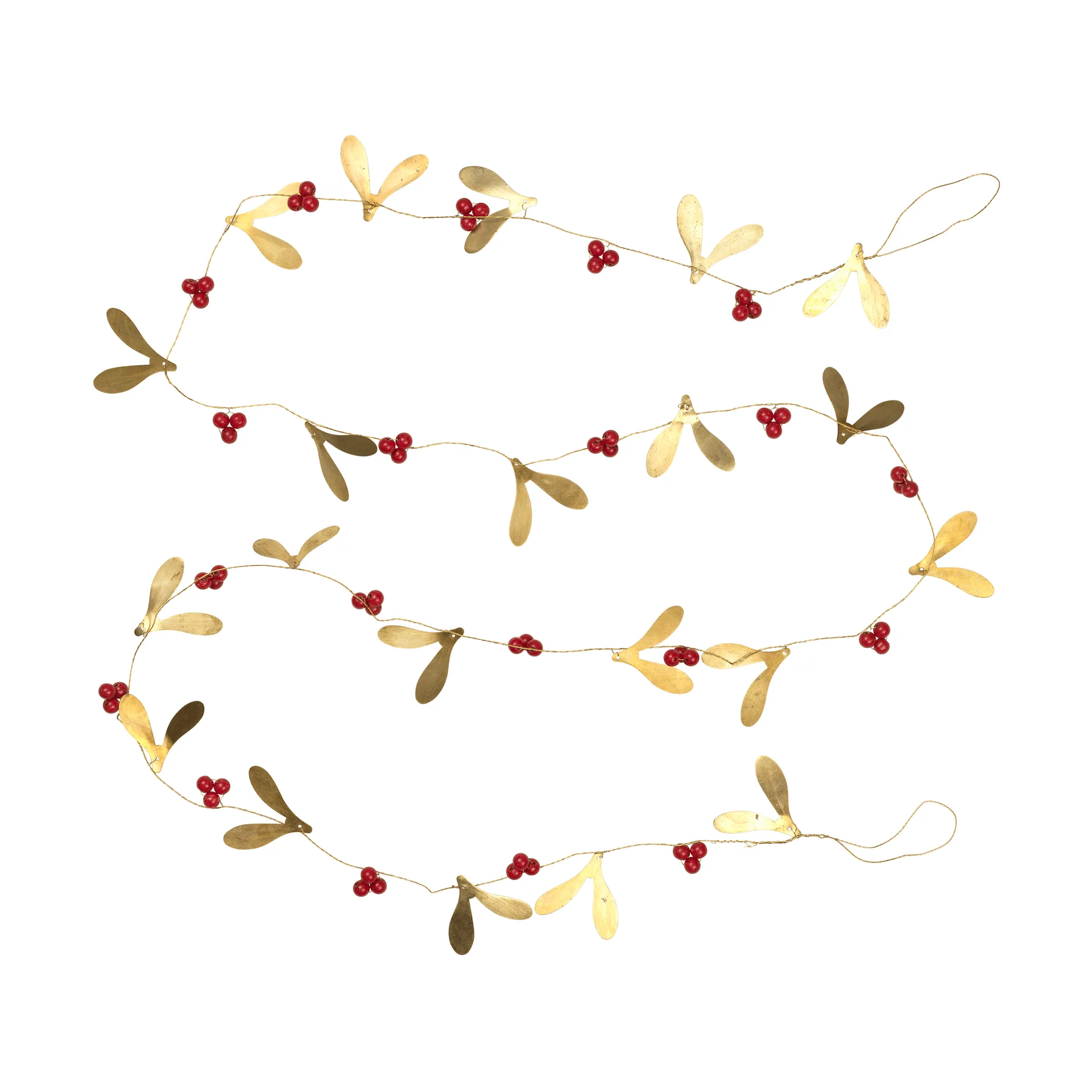 Guirlande Mistletoe, Deep Red Broste Copenhagen