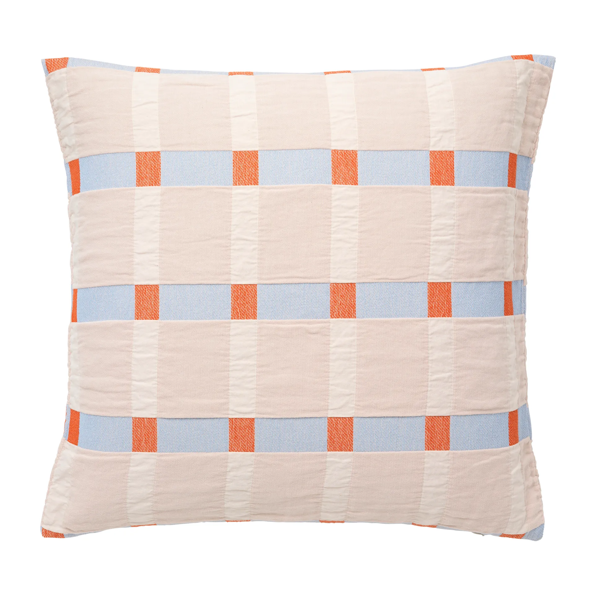 Housse de coussin Asta 60x60 cm, Citrouille orange-pâle blush Broste Copenhagen