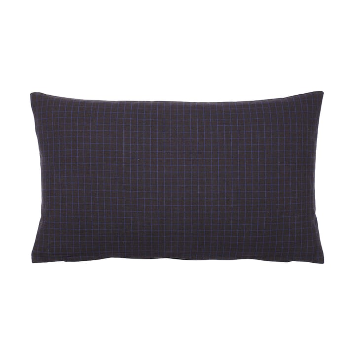 Housse de coussin Bodil 30x50 cm - Black-intense blue - Broste Copenhagen