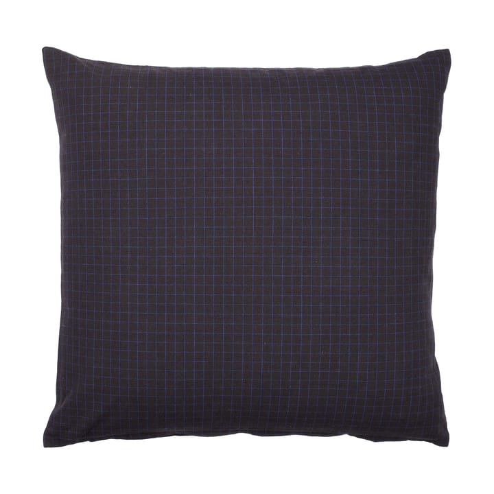 Housse de coussin Bodil 50x50 cm - Black-intense blue - Broste Copenhagen