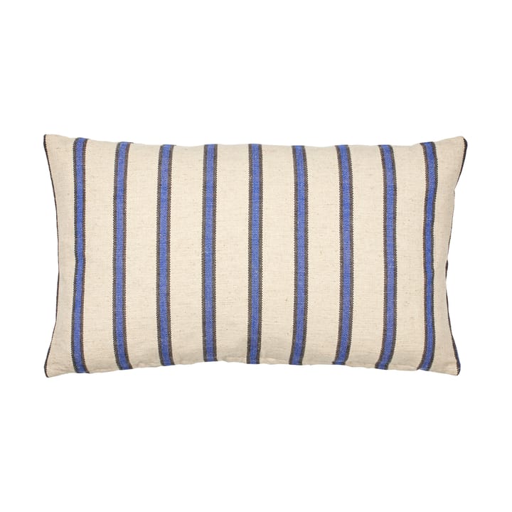 Housse de coussin Dagmar 30x50 cm - Off white-intense blue - Broste Copenhagen