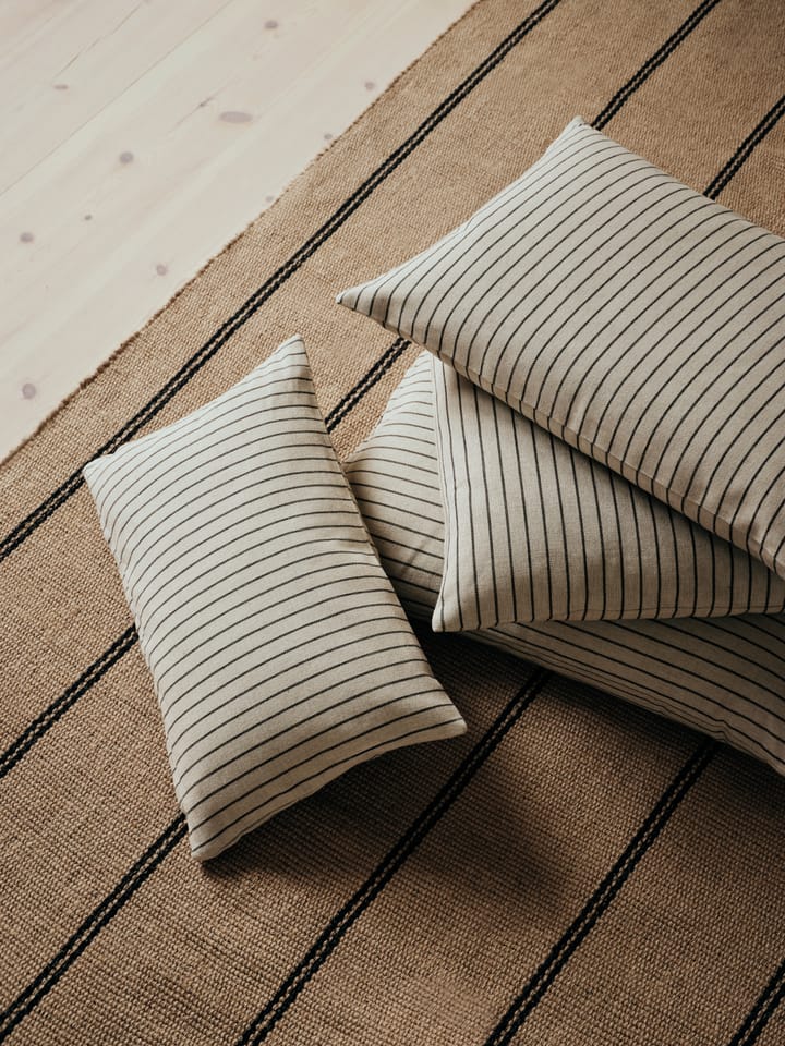 Housse de coussin Karen, Light beige-black, 30x50 cm Broste Copenhagen