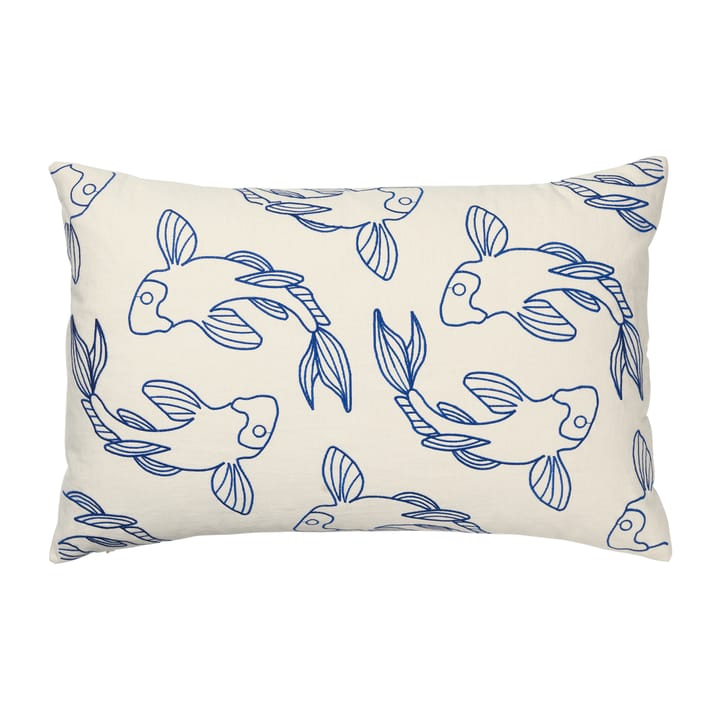 Housse de coussin Koi 40x60 cm - Intense blue - Broste Copenhagen