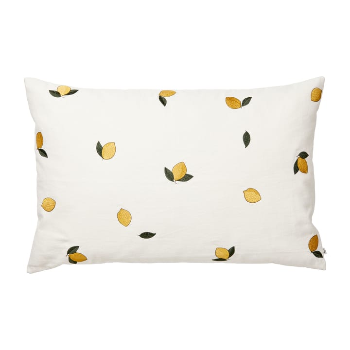 Housse de coussin Lemon 40x60 cm, Golden yellow Broste Copenhagen