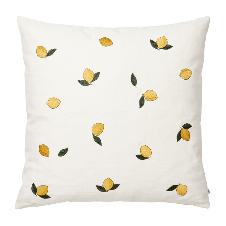 Housse de coussin Lemon 50x50 cm, Golden yellow Broste Copenhagen