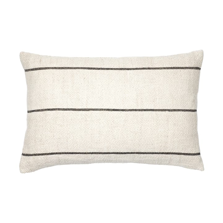 Housse de coussin Sigrid 40x60 cm - Light beige-black - Broste Copenhagen