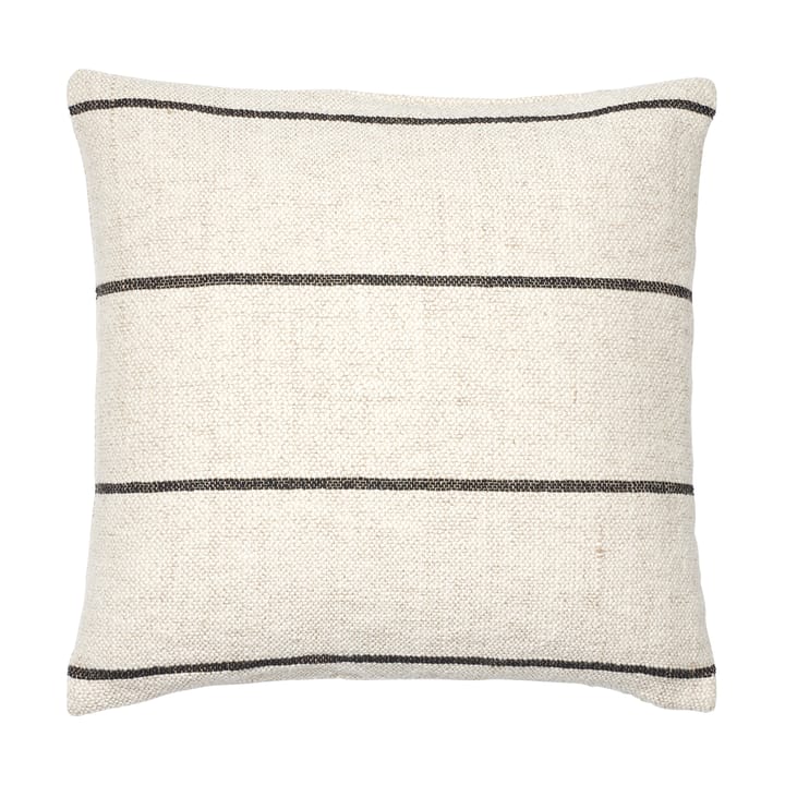 Housse de coussin Sigrid 50x50 cm - Light beige-black - Broste Copenhagen