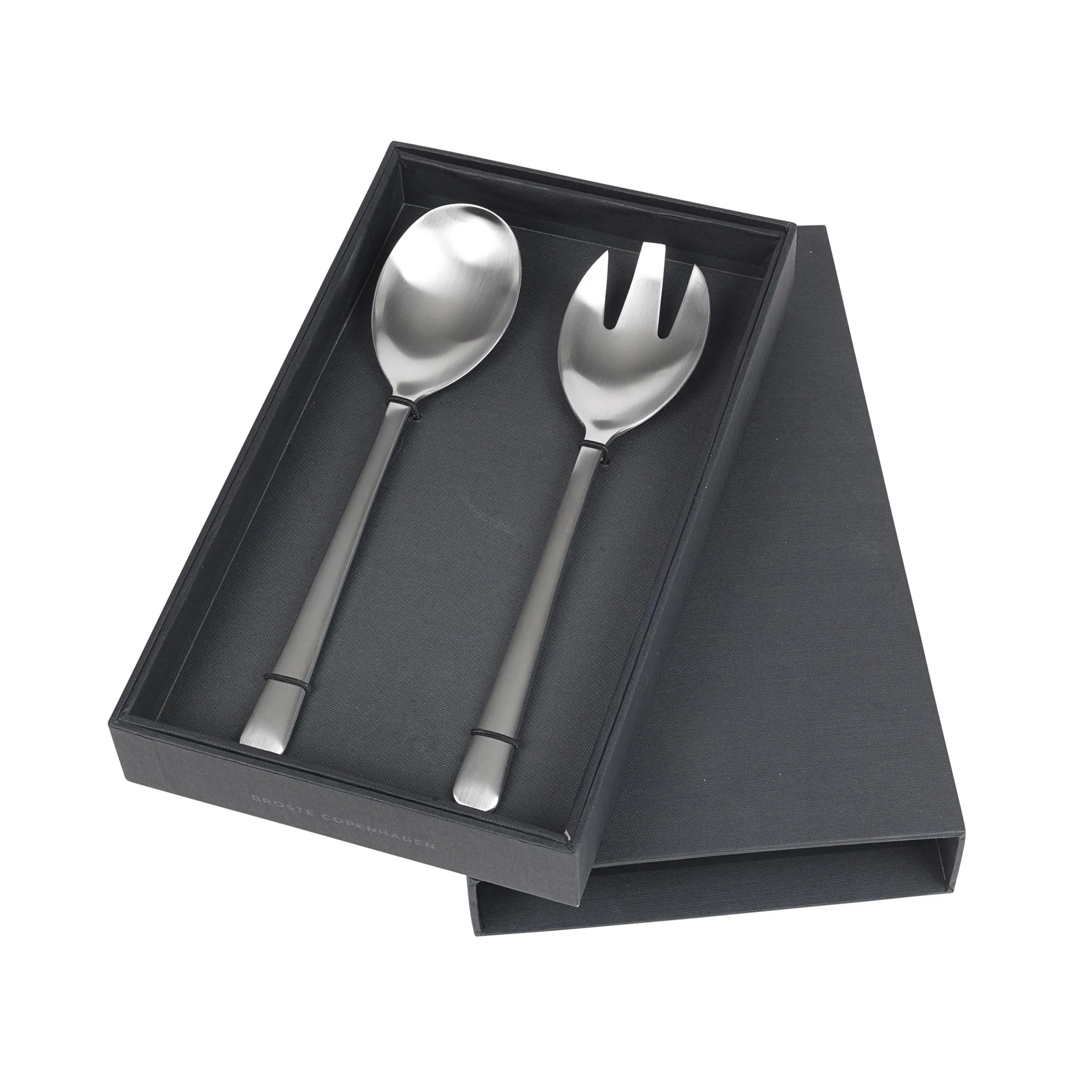Hune couverts à salade lot de 2, Satiné brossé Broste Copenhagen