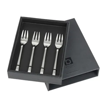 Hune fourchette à gâteau lot de 4 - Brushed satin - Broste Copenhagen