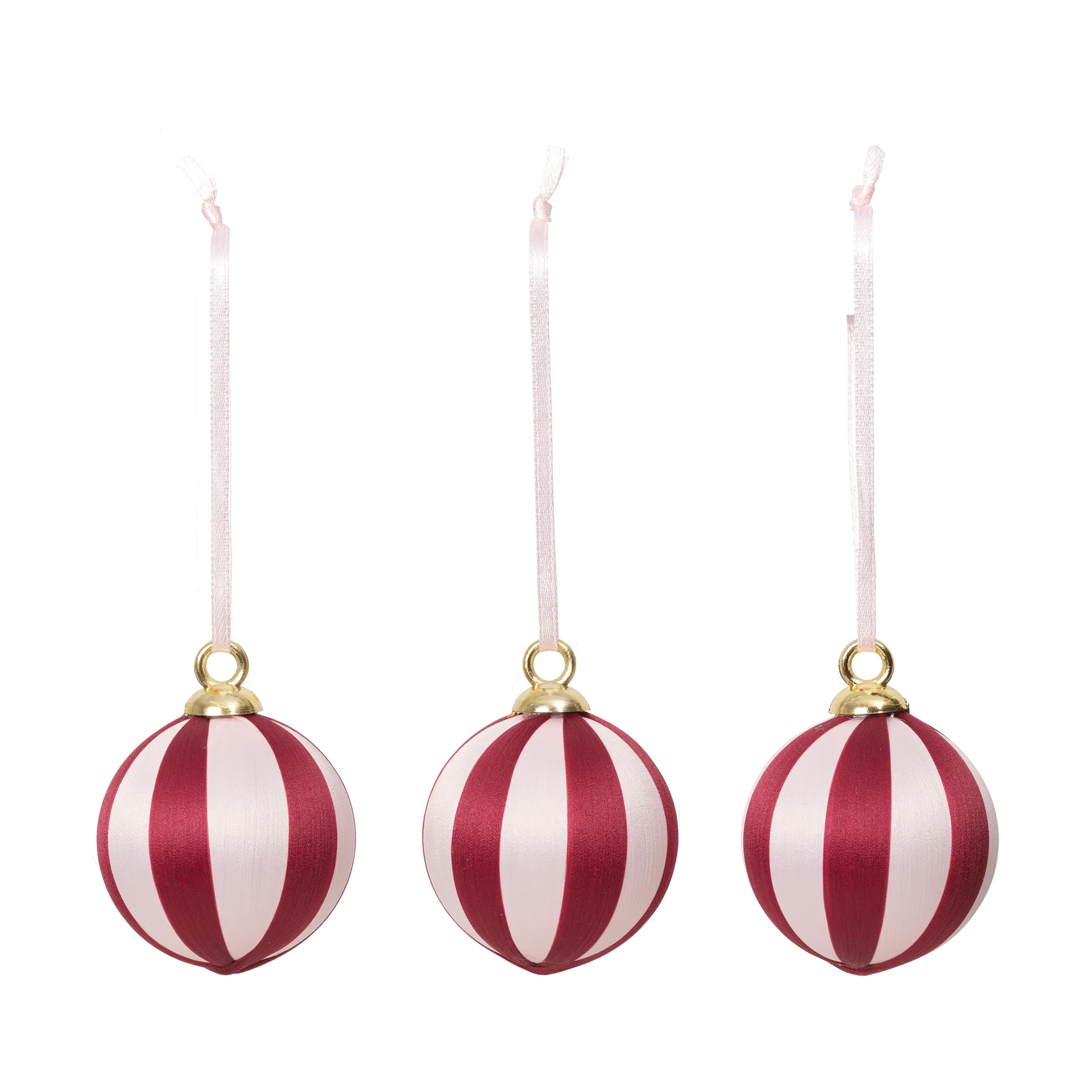 Joy boule de Noël, Deep Red-Soft Pink Broste Copenhagen