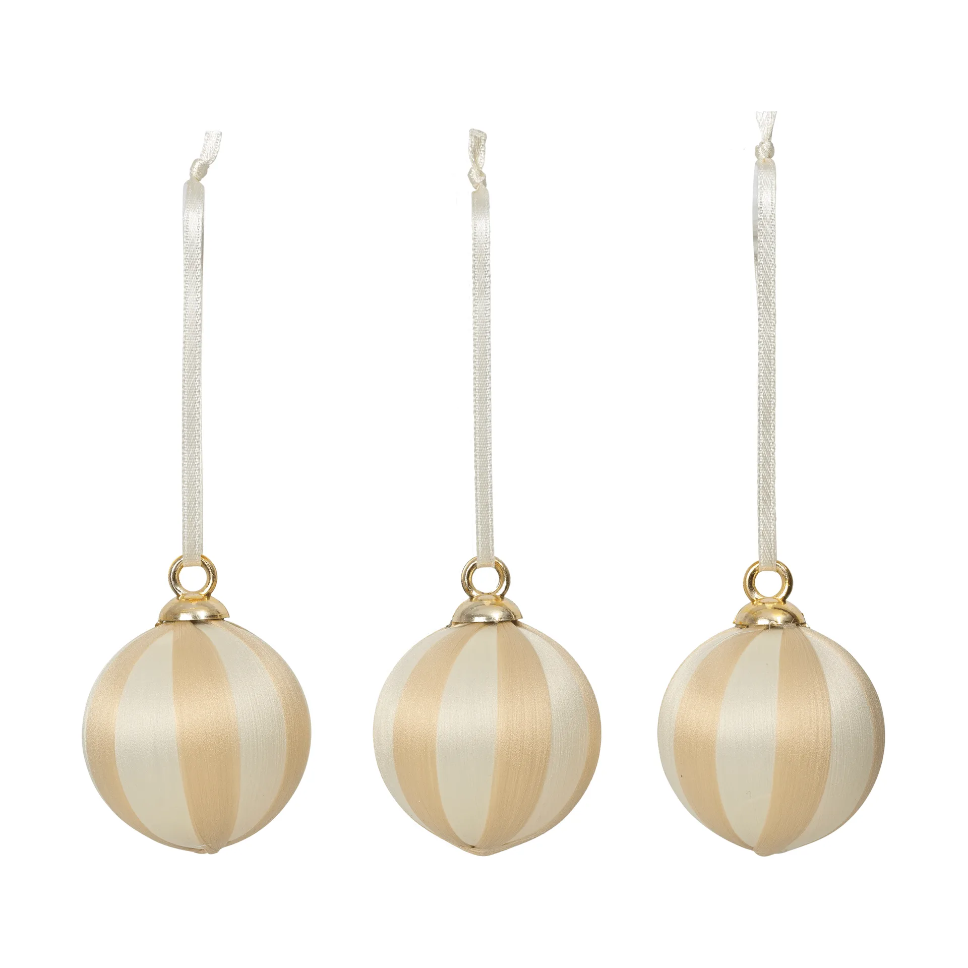 Joy boule de Noël, Off White-Beige Broste Copenhagen