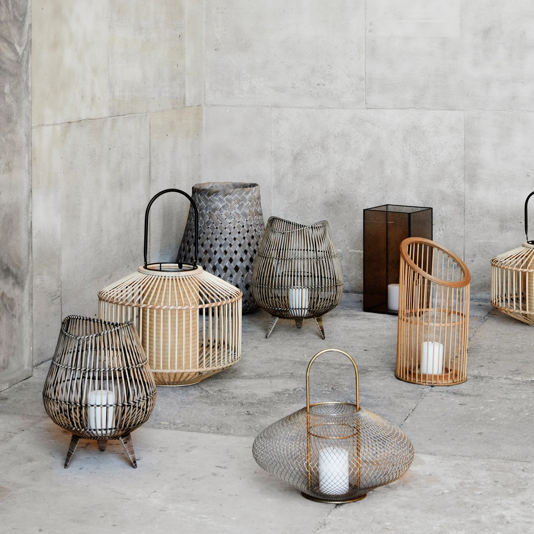 Lanterne Flax bambou, Grand Broste Copenhagen