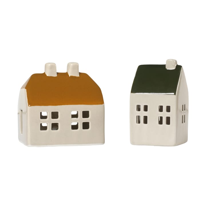 Maison décorative Bo, 2 pièces - Golden Brown - Broste Copenhagen