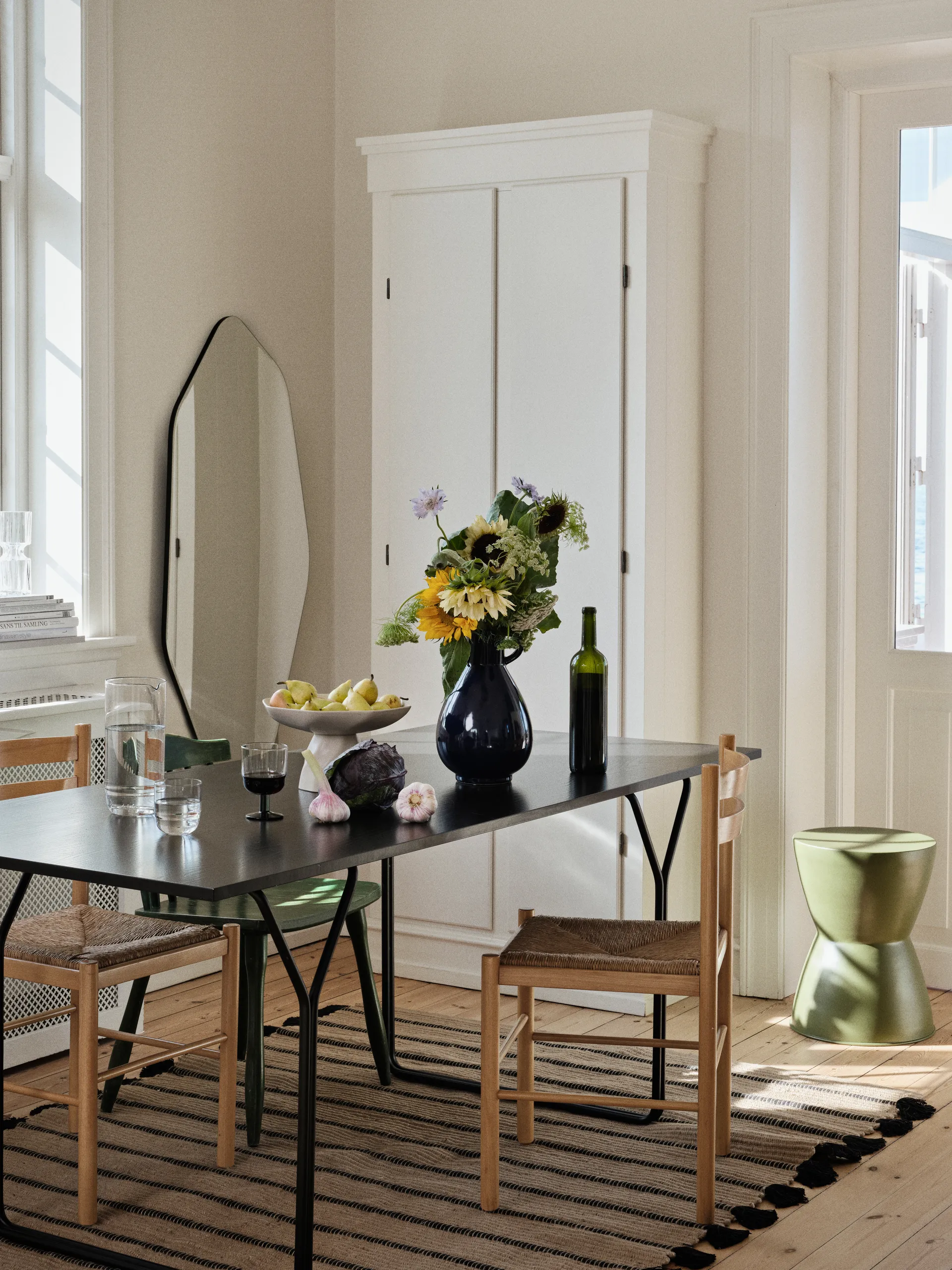 Miroir mural Ruby 120x60 cm, Clear-black Broste Copenhagen