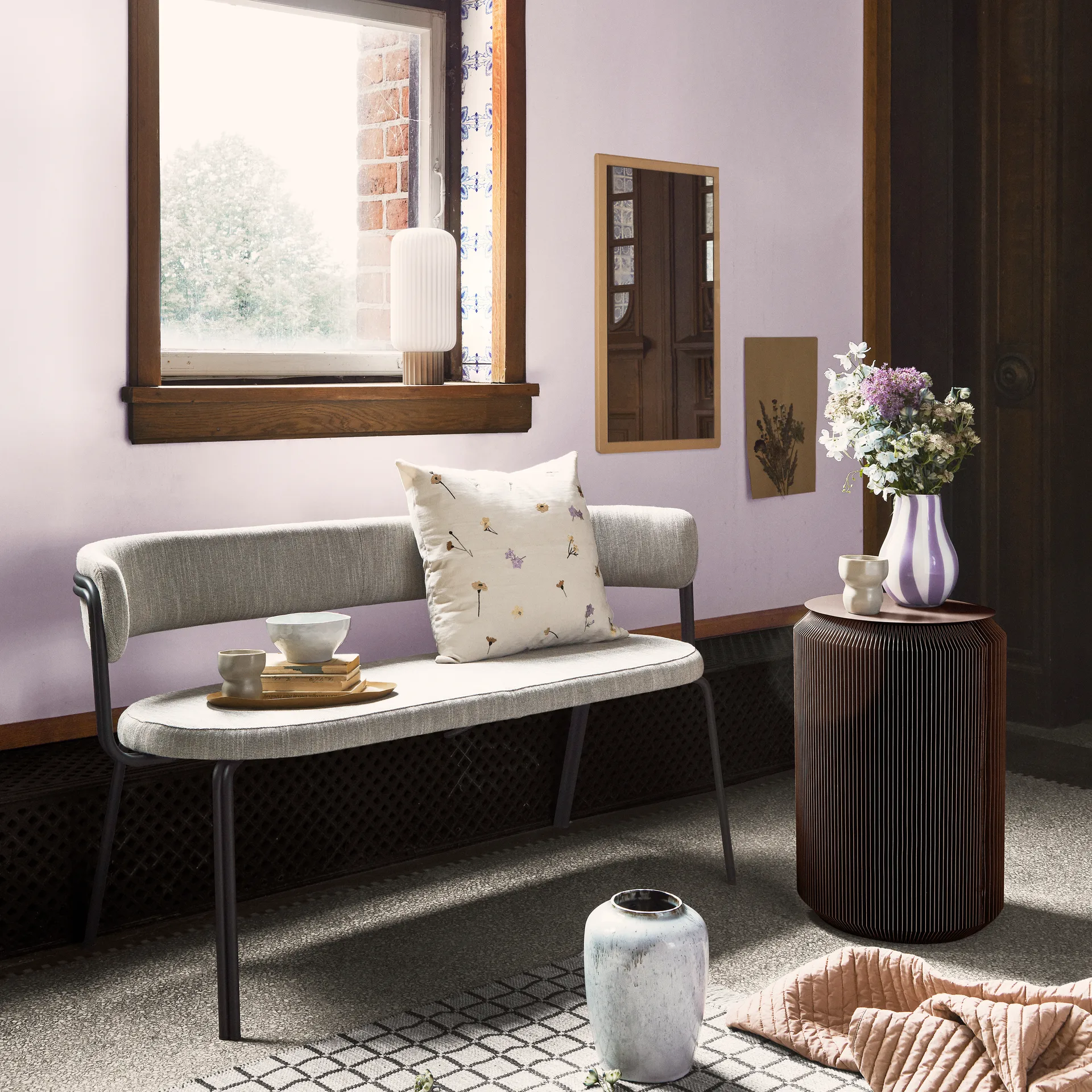 Miroir Tenna 46x78 cm, Beige Broste Copenhagen