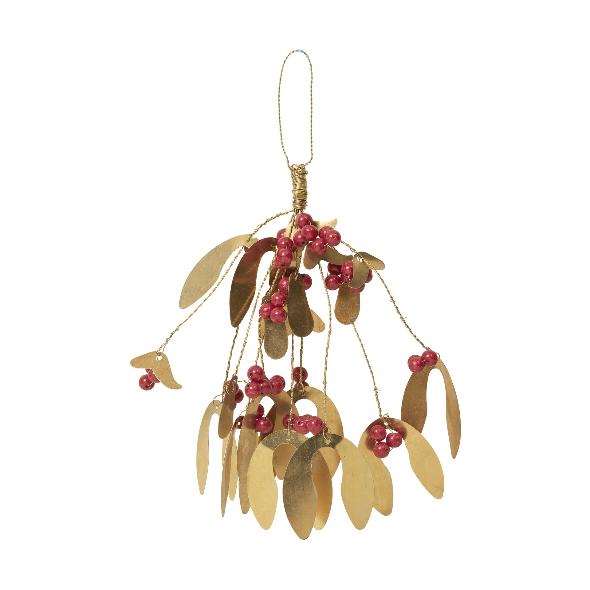 Mistletoe suspension de sapin de Noël, Deep Red Broste Copenhagen