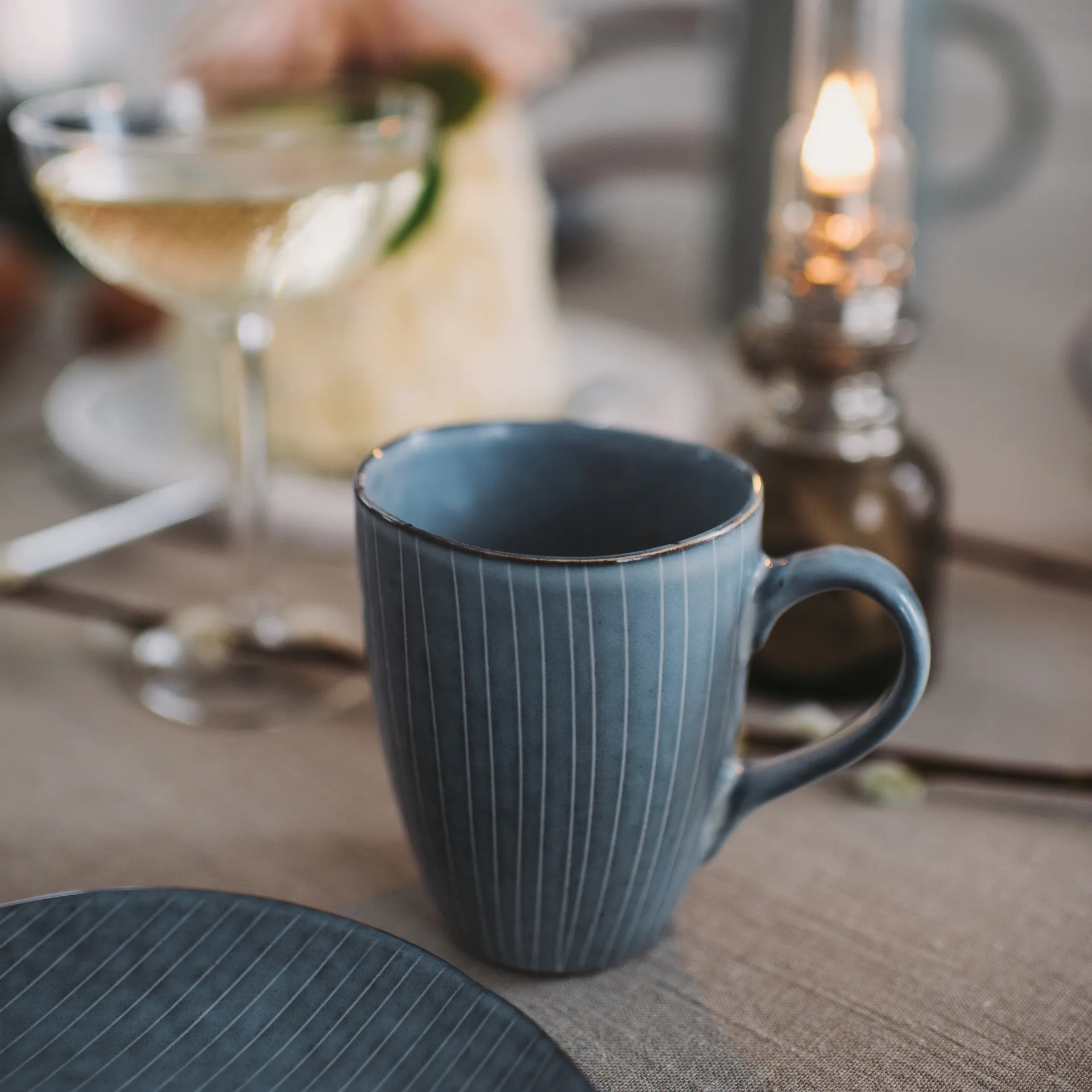 Mug Nordic Sea avec anse, 10 cm Broste Copenhagen