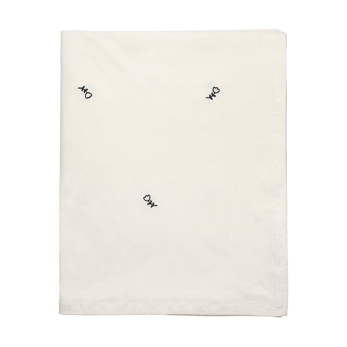 Broste Copenhagen Nappe Mai 160x200 cm, black-off white